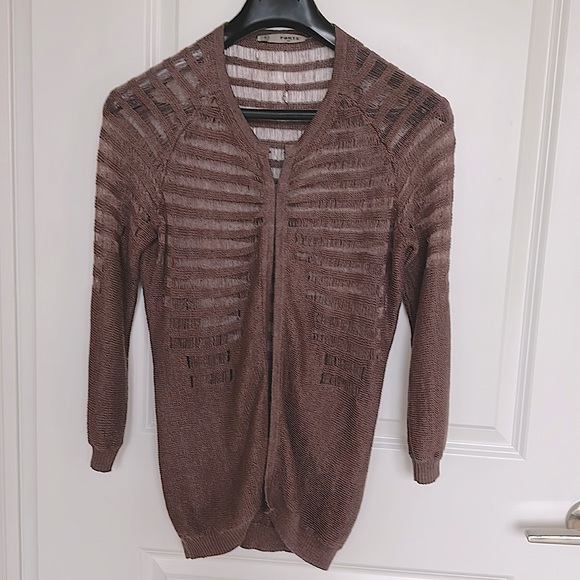 Boxy Long Knit Cardigan by Ports 1961 - Picture 1 of 6